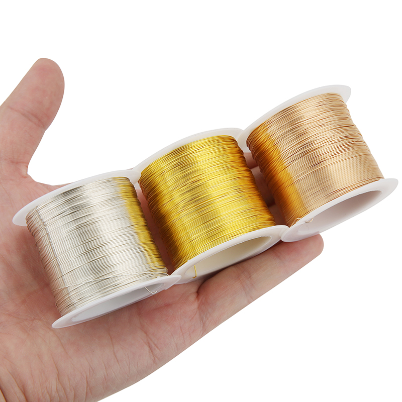 100meters Copper Stainless Ste - Jewelry Making Yarn ulasan dan harga
