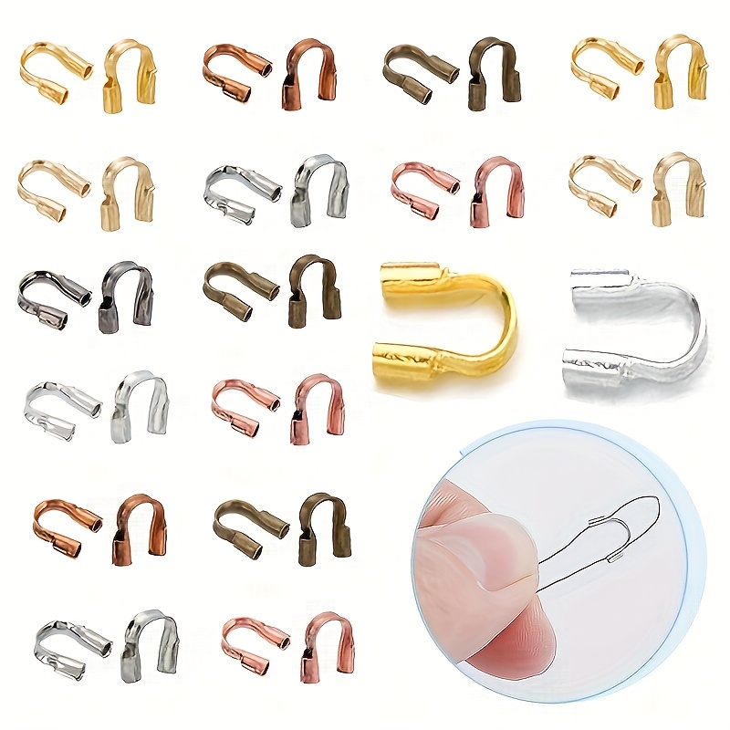 100-300pcs 3X4mm Wire Protecto - Jewelry Making Yarn ulasan dan harga