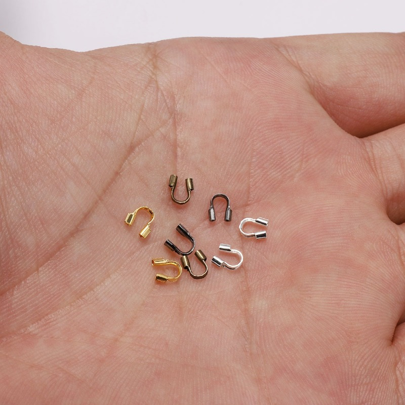 100-300pcs 3X4mm Wire Protecto - Jewelry Making Yarn ulasan dan harga